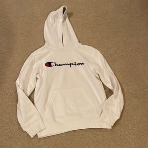White Champion sweatshirt youth m